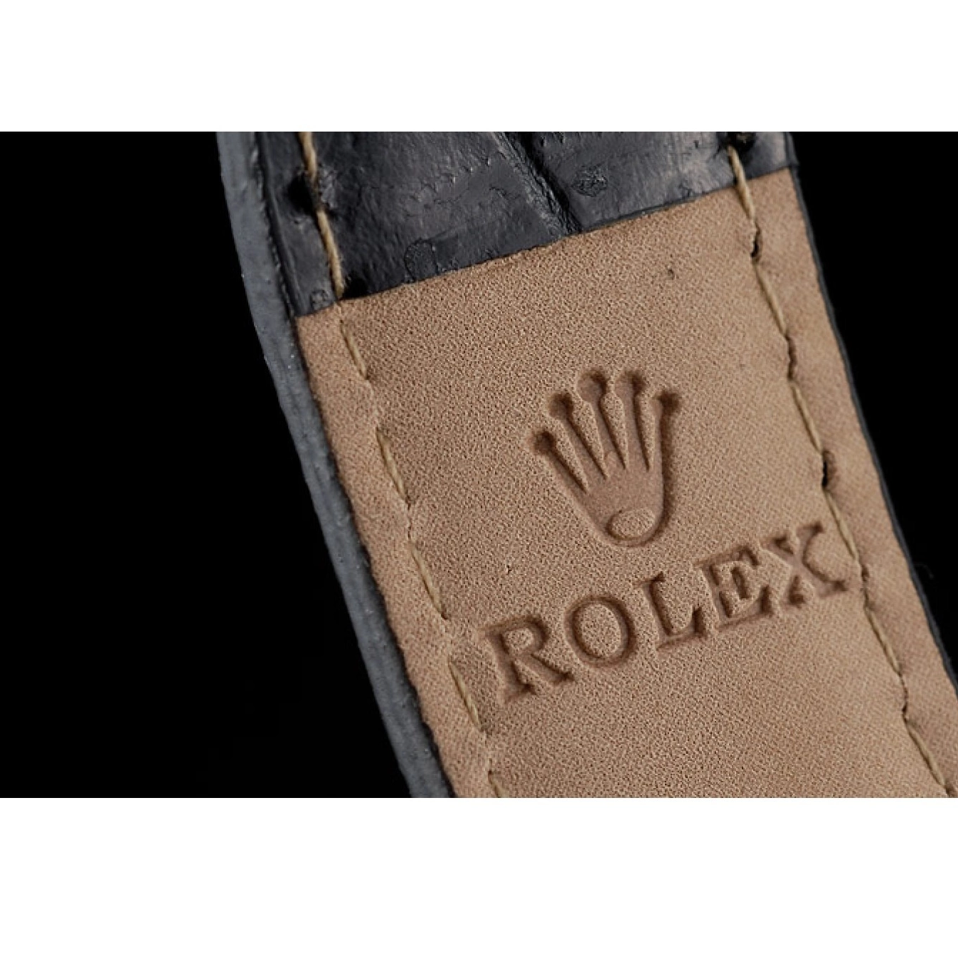 Good Copy Rolex Watches Strap Tachymeter Lady Black Steel Black Daytona Rolex Stainless Case Dial Leather 0706